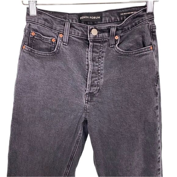 Aritzia Denim Forum Arlo High Rise Straight Leg Jeans 24 - Picture 10 of 15